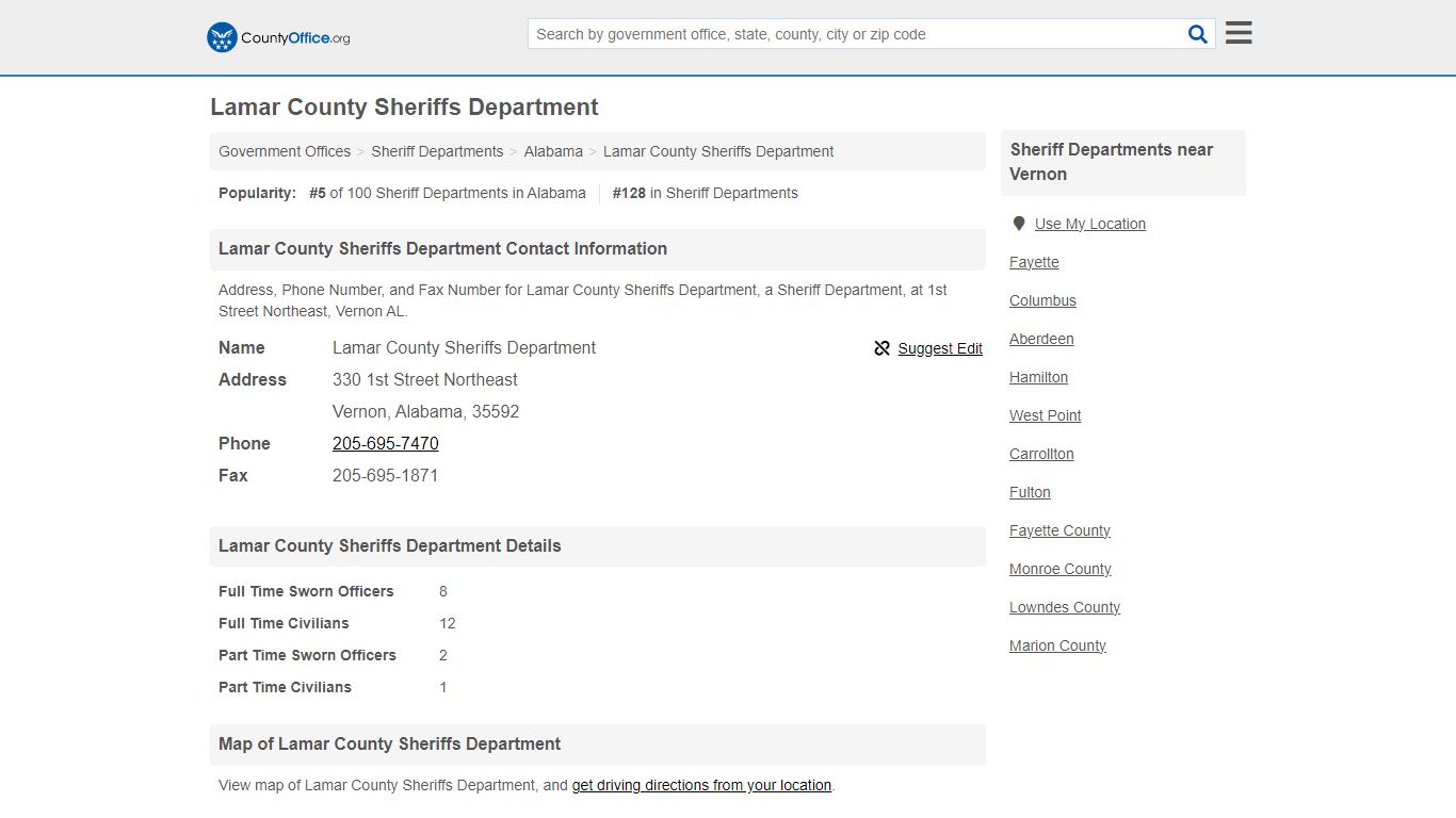 Lamar County Sheriffs Department